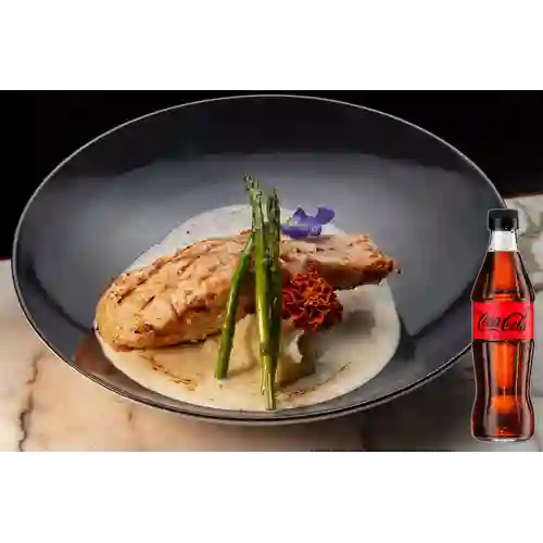 Combo Adoquín de Salmón + Coca-Cola ZERO 300 ml