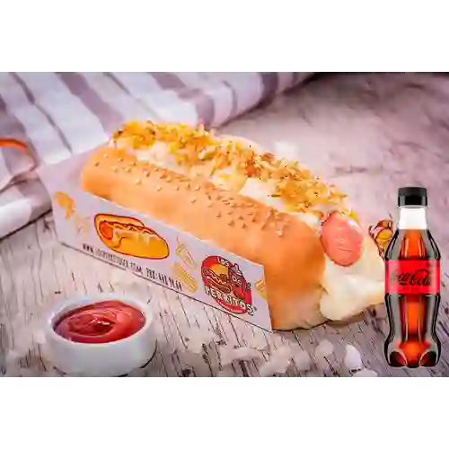 Combo Perro Mediano Especial + Coca-Cola Zero 250 ml