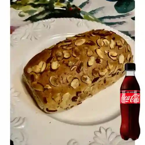 Combo Pan de Almendra + Coca-Cola Sin Azúcar 350 ml