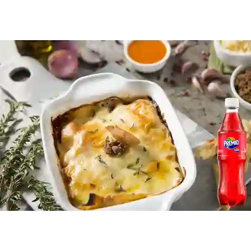 Combo Lasagna Mixta + Premio 400 ml