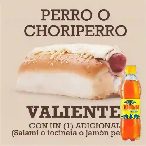 Perro Caliente/Choriperro Valiente +Colombiana 400ml