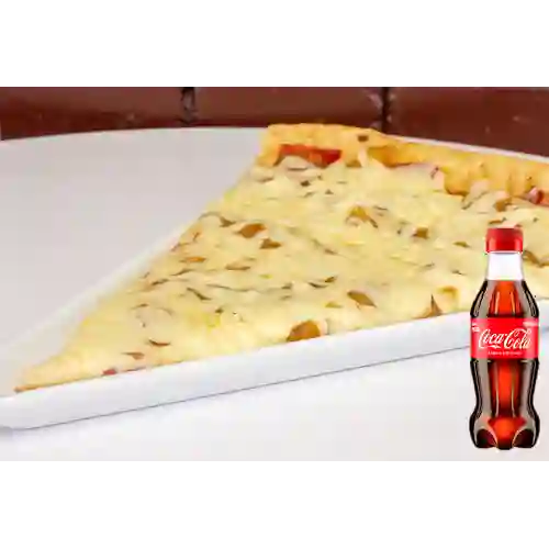 Combo Pizza Hawaiana + Coca Cola Original 250ML