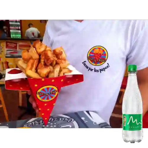 Combo Chicharrón + Manantial Con Gas 600 ml