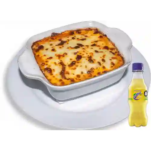 Combo Lasagna de la Casa + Quatro Original 250ML