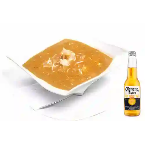 Combo Cazuela Puerto Tumaco. + Corona 330 ml