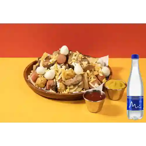 Horrendita Salchipapa 600g +Manatial S/gas 600ml
