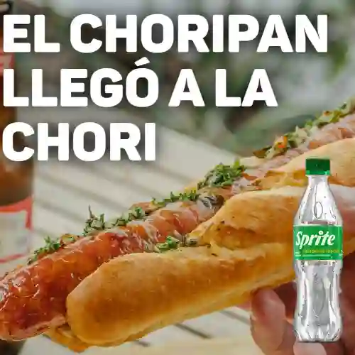 Combo Choripan + Sprite Original 400ml