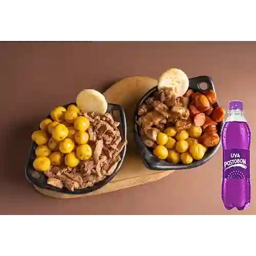 Combo Picarne Súperdúo + Uva Postobon 250 ml