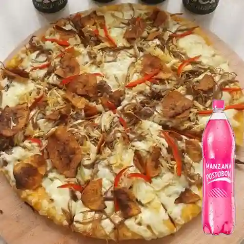 Combo Pizza Mediana + Manzana 1.5 l