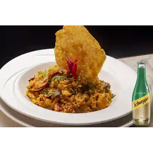 Combo Arroz Atollado + Schweppes Ginger Ale 300ML