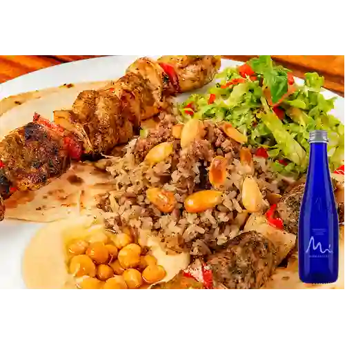 Combo Shish Mixto + Manatial Sin Gas 300ML