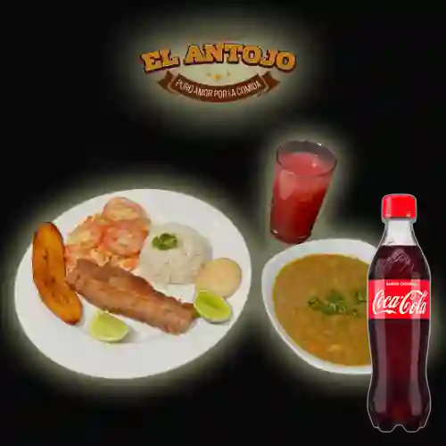 Combo Ejecutivo Chicharron +Cocacola Orig 400ml