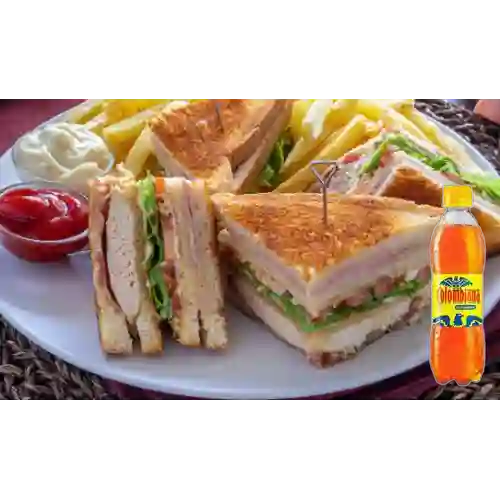 Combo Sándwich Mixto + Colombiana 400 ml
