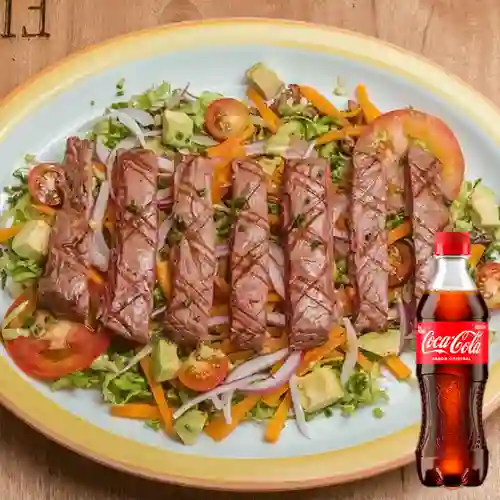 Ensalada de Fierro C/ Baby Beef +Cocacola Org 400ml