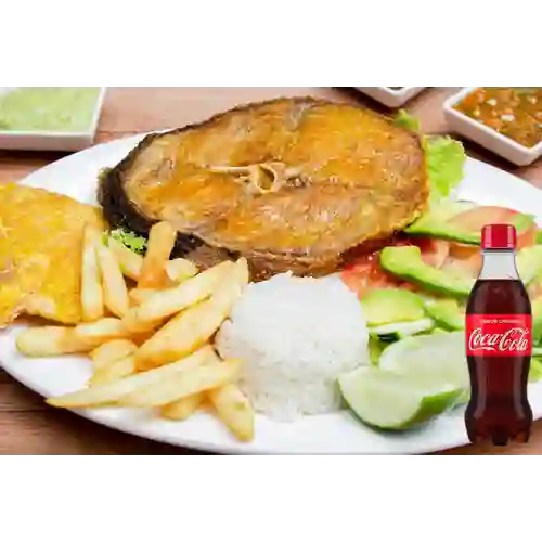 Combo Bagre Frito/en Salsa +cocacola Orig 250ml