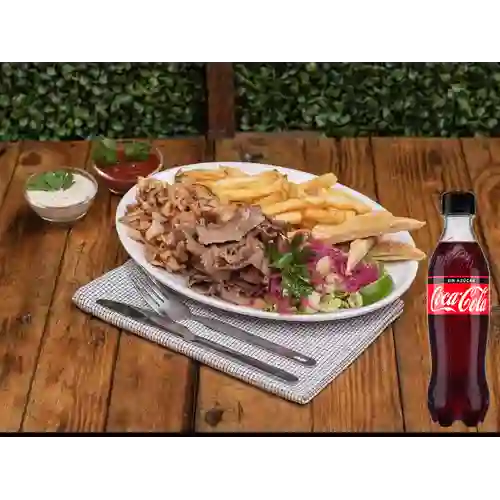 Combo Plato de Kebab + Coca-cola Sin Azúcar 400 ml