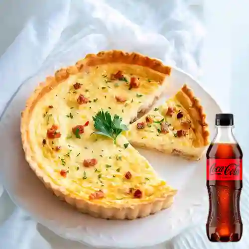 Combo Quiche Lorraine Clásico + Coca-Cola ZERO 400ml