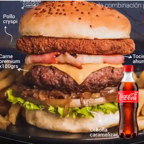 Combo Burger San Francisco + Coca Cola Original 400 ml