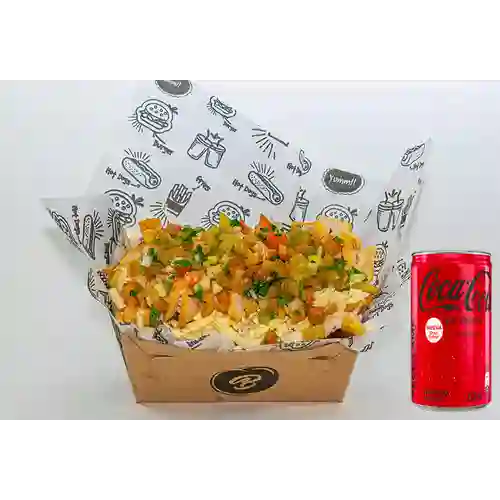 Combo Batatas Mexicanas + Coca Cola Sin Azúcar 235ML