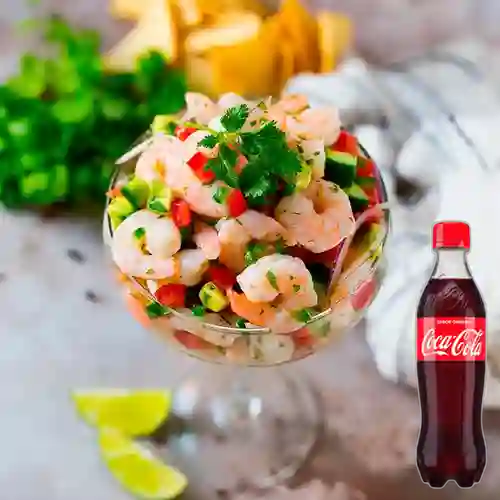 Combo Ceviche Mixto + Coca-Cola Sabor Original 400 ml