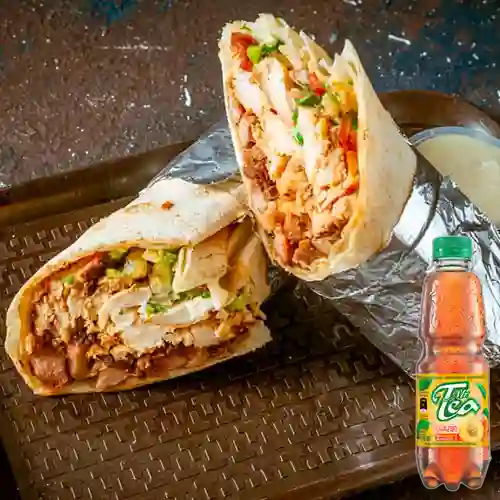 Combo Shawarma Tradicional + Mr Tea Durazno 400 ml