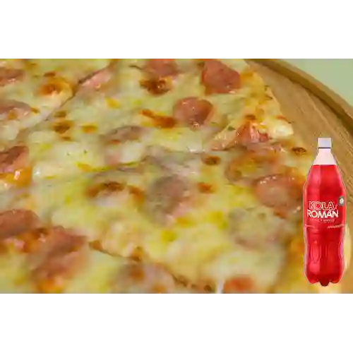 Combo Irresistible Pepperoni +Kola Román Orig 1.5L