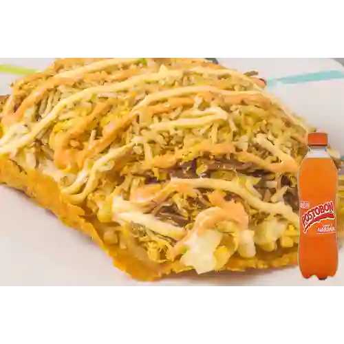 Combo Patacón Pinocho + Naranja Postobón 500 ml