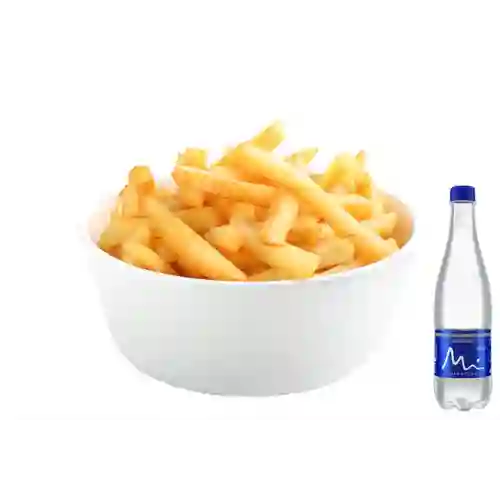 Combo Papas a la Francesa + Manantial Sin Gas 600ML