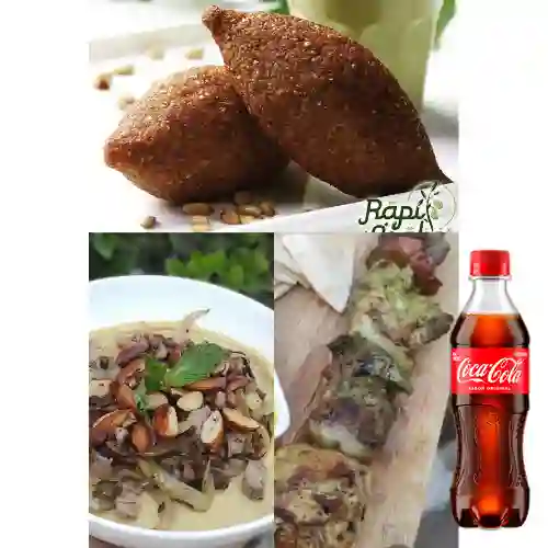Combo Trio Rapiarabe + Coca Cola Original 400 ml