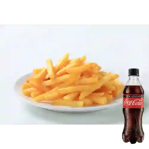 Combo Papa a la Francesa + Coca-Cola Sin Azúcar 250 ml