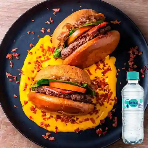 Combo Lonburger + Brisa Sin Gas 280ML