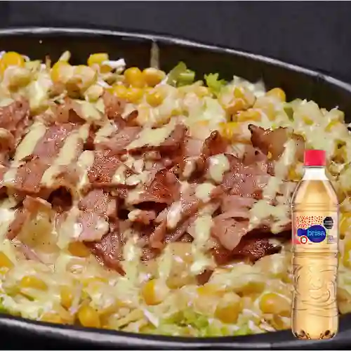 Combo Mazorca Gratinada +Brisa Sabor Manzana 600ML