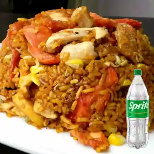 Combo Arroz Ranchero 3 Libras + Sprite Original 1.5Lt