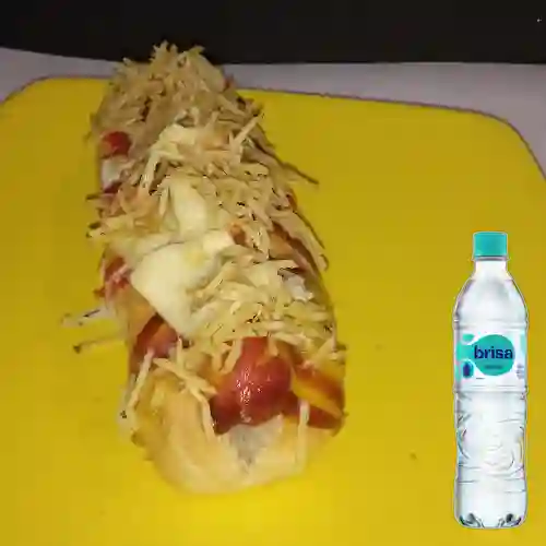 Combo Perro Mixto + Brisa Sin Gas 600ml