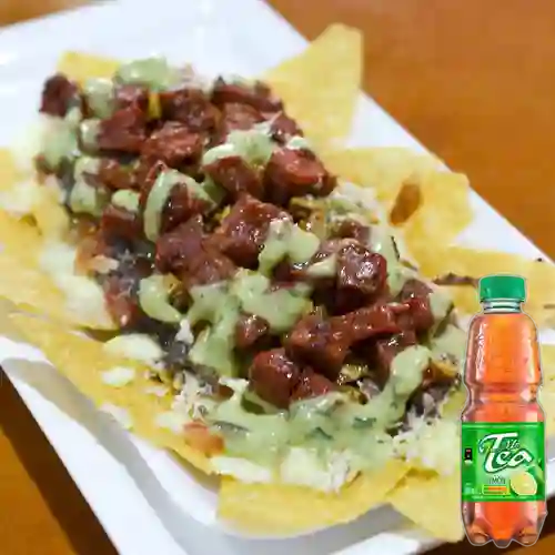 Combo Nacho con Chorizo + Mr Tea Limón 300 ml