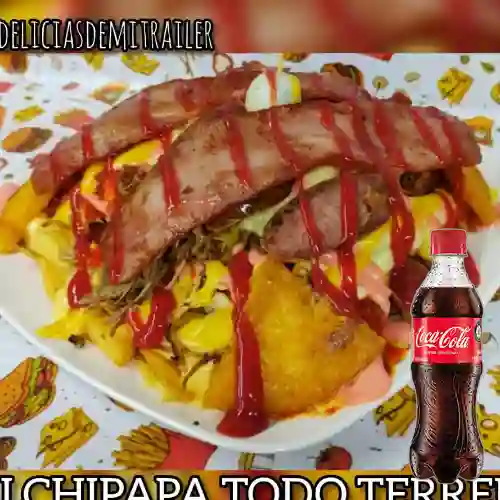 Combo Salchipapa Todoterreno +Cocacola Orig 400ml