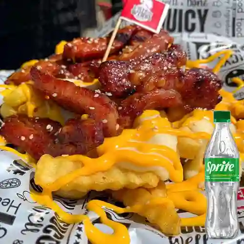 Combo Ribs Fries + Sprite Original 400ml