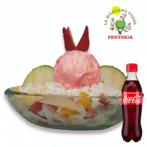 Combo Ensalada c/ Helado +Cocacola Orig 400ml