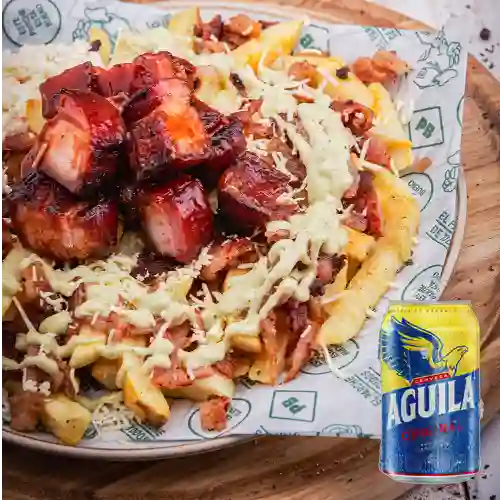 Combo Papas Cochinas + Aguila Orig Lta 330ml