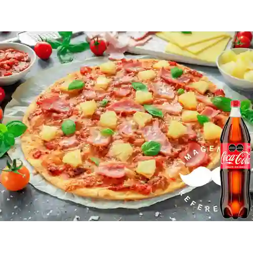 Combo Pizza Tropical Mediana +Cocacola Orig 1.5l
