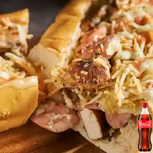 Combo Polli-Perro. + Coca Cola Original 400 ml