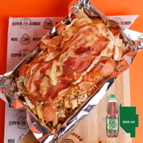 Combo Salchipapa Especial Zenú + Mr Tea Limón 500 ml