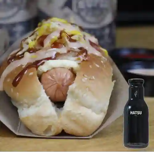Combo Hot Dog King Xl Parrilla + Hatsu Negro 400 ml