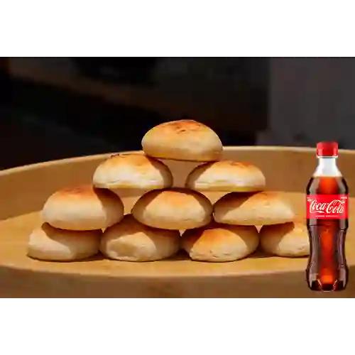 Combo Pandebonitos X10 + Coca Cola Original 400 ml