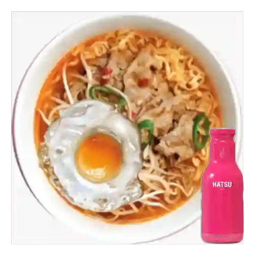 Combo Ramyun Original + Te Hatsu Rosa 400ml
