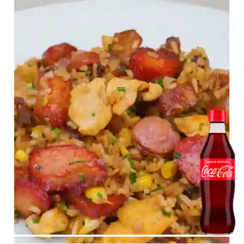 Combo Arroz Paisa Personal + Coca-Cola Sabor Original 350 ml