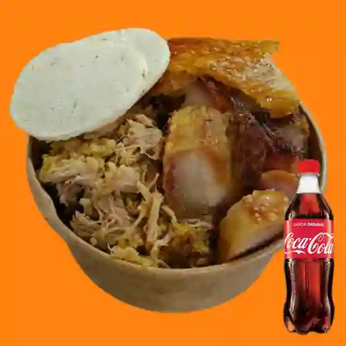 Combo Lecho-chicharrón + Coca Cola Original 500 ml