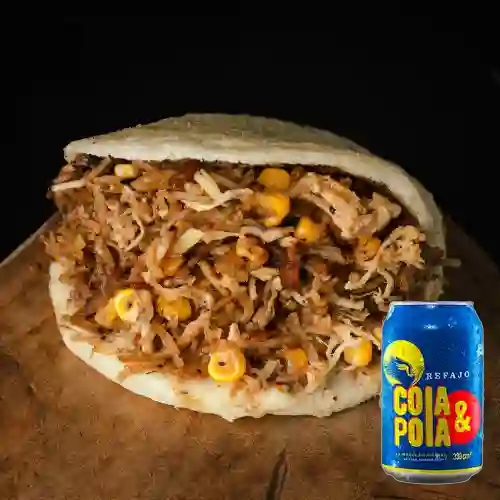 Combo Arepa Mazorcada + Cola & Pola 330 ml