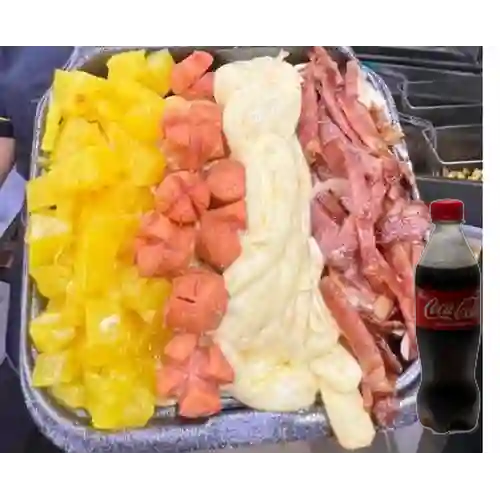 Combo Picada Hawaiana Personal +Cocacola Flexi 400ml
