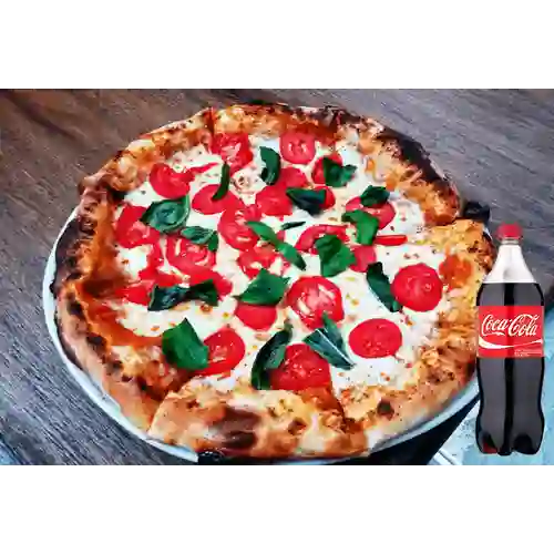 Combo Pizza Napolitana + Coca-cola Sabor Original 1.5 l